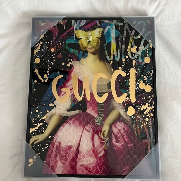 New Gucci Art Work 14.5" by 11.5" - Picture 1 of 8